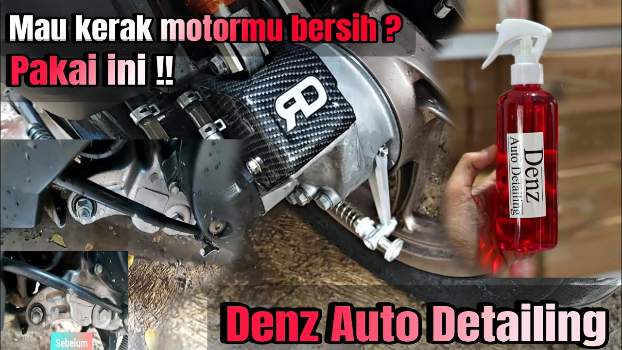 Pembersih Kerak Mesin Motor | Denz Auto Detailing