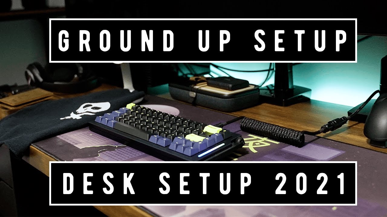 A NEW Bedroom MAKEOVER - Ground Up Desk Setup 2021 Vlog