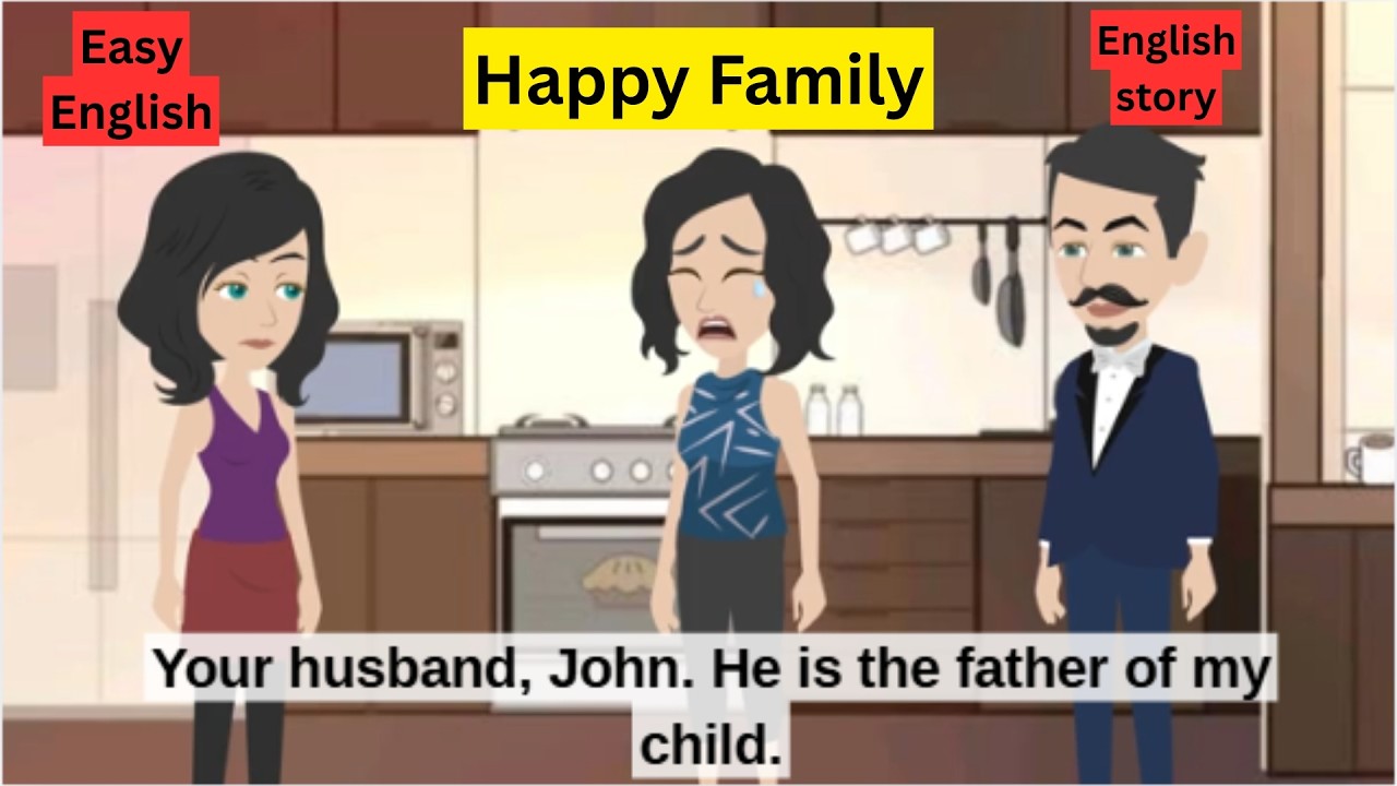 ❤️ Happy Family Part 1| Broken Trust or Big Misunderstanding | English Conversation | Animated Story
