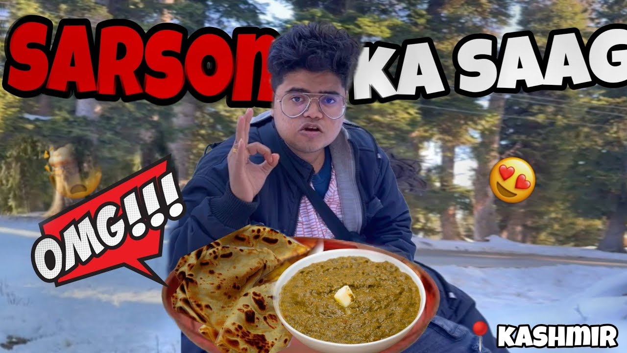 Sarson Ka Saag In Kashmir 😍😋|Kanda Lovers |