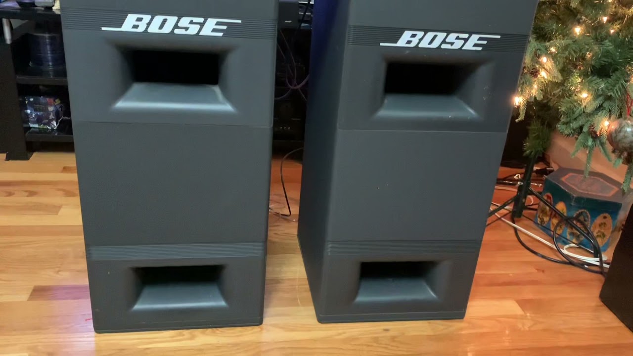 2 Bose 502B Panaray Subwoofer 450 W 1800 peak Test with Electro Voice CP 2.8  .