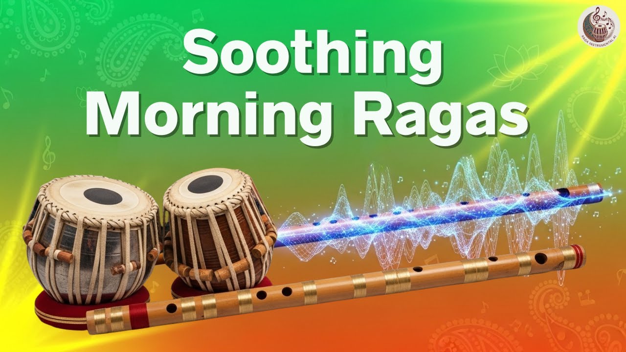 Soothing Morning Ragas | Indian Classical Music for Calm & Focus | Instrumental Music