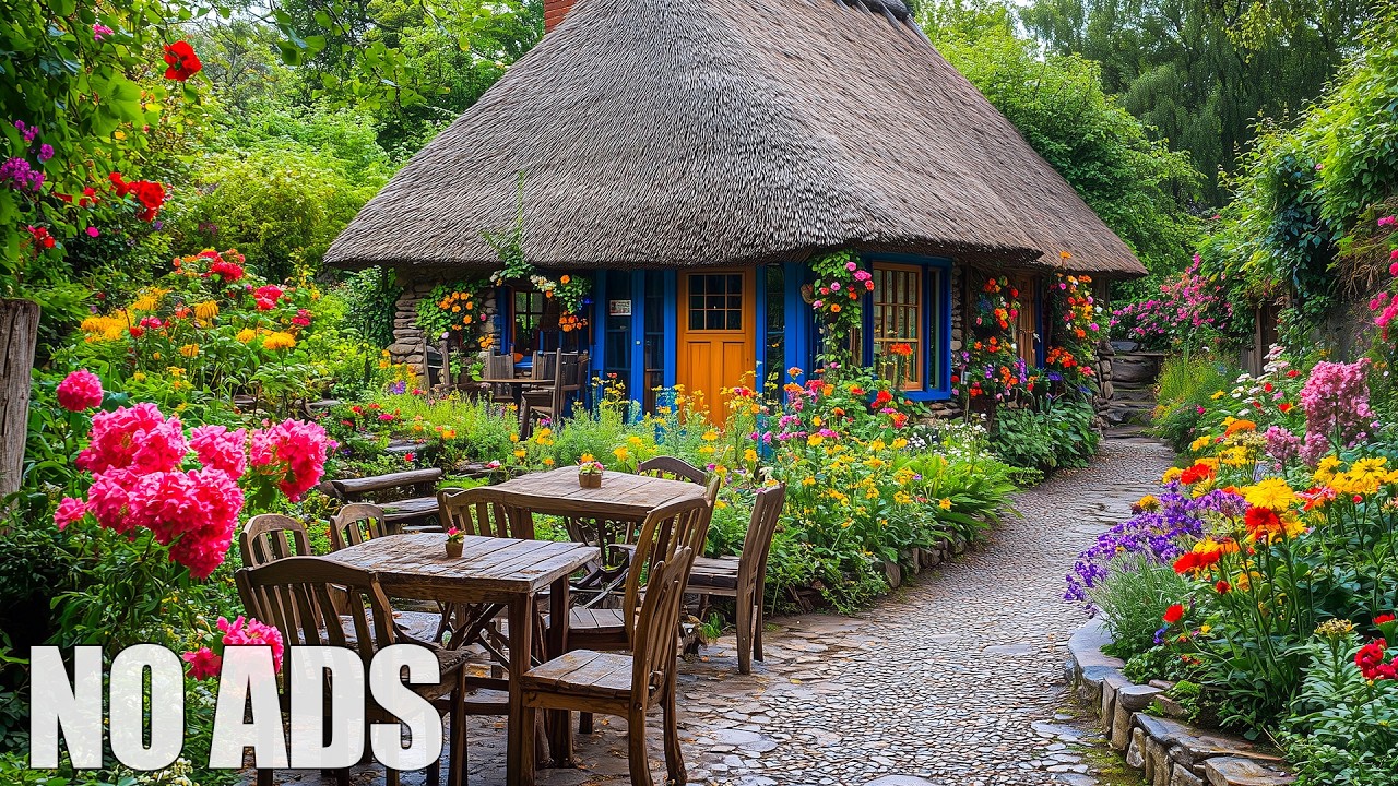 3 Hours Relaxing Music 🌿 Spring Flower Garden Calm Your Mind & Stop Overthinking  🎵 No Ads