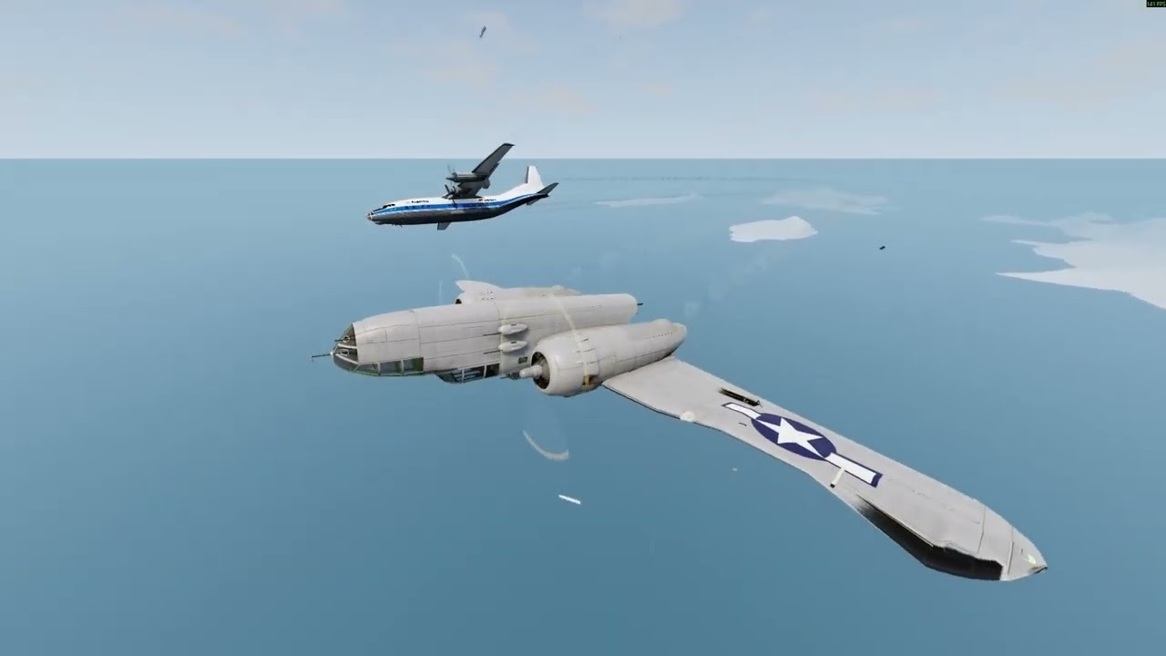 beamng drive plane crashes 125