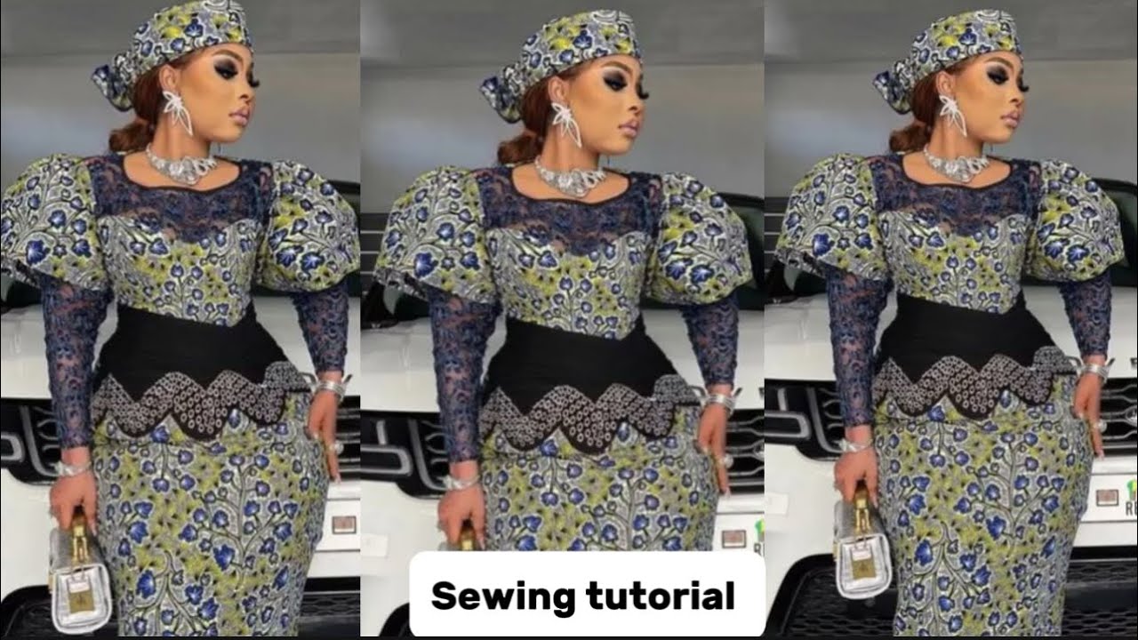 How to cut and sew this stylish blouse with a scalloped hemline (part 1)