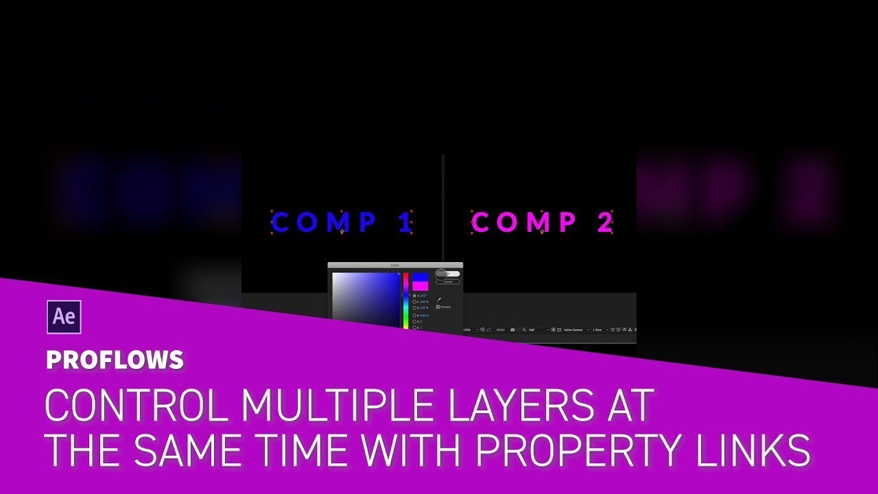 Control Multiple Layers at the Same Time with Property Links