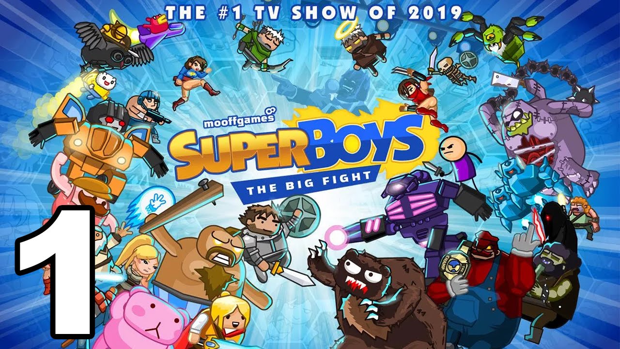 Super Boys: The Big Fight - Gameplay Walkthrough Part 1 - Tower 1 (iOS, Android)
