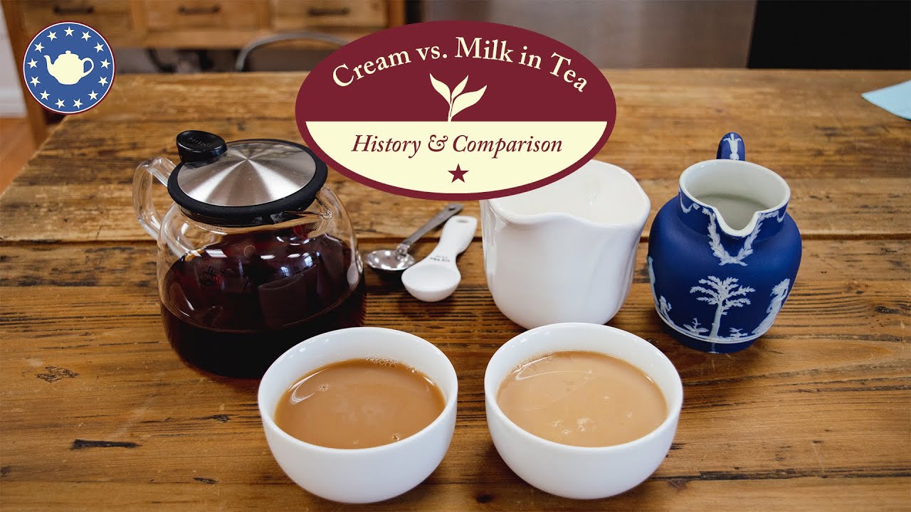 Milk vs Cream in Tea