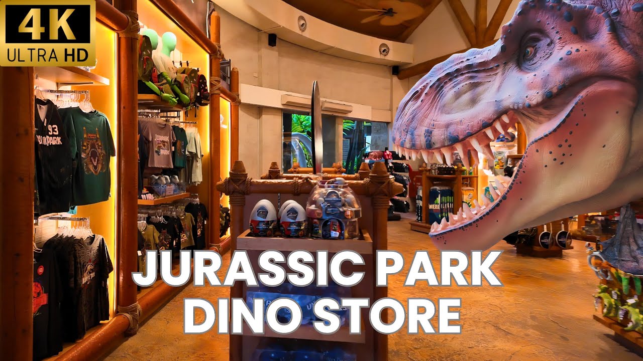 Jurassic Park Dino Store FULL Merch Tour at Universal Studios Singapore [4K]