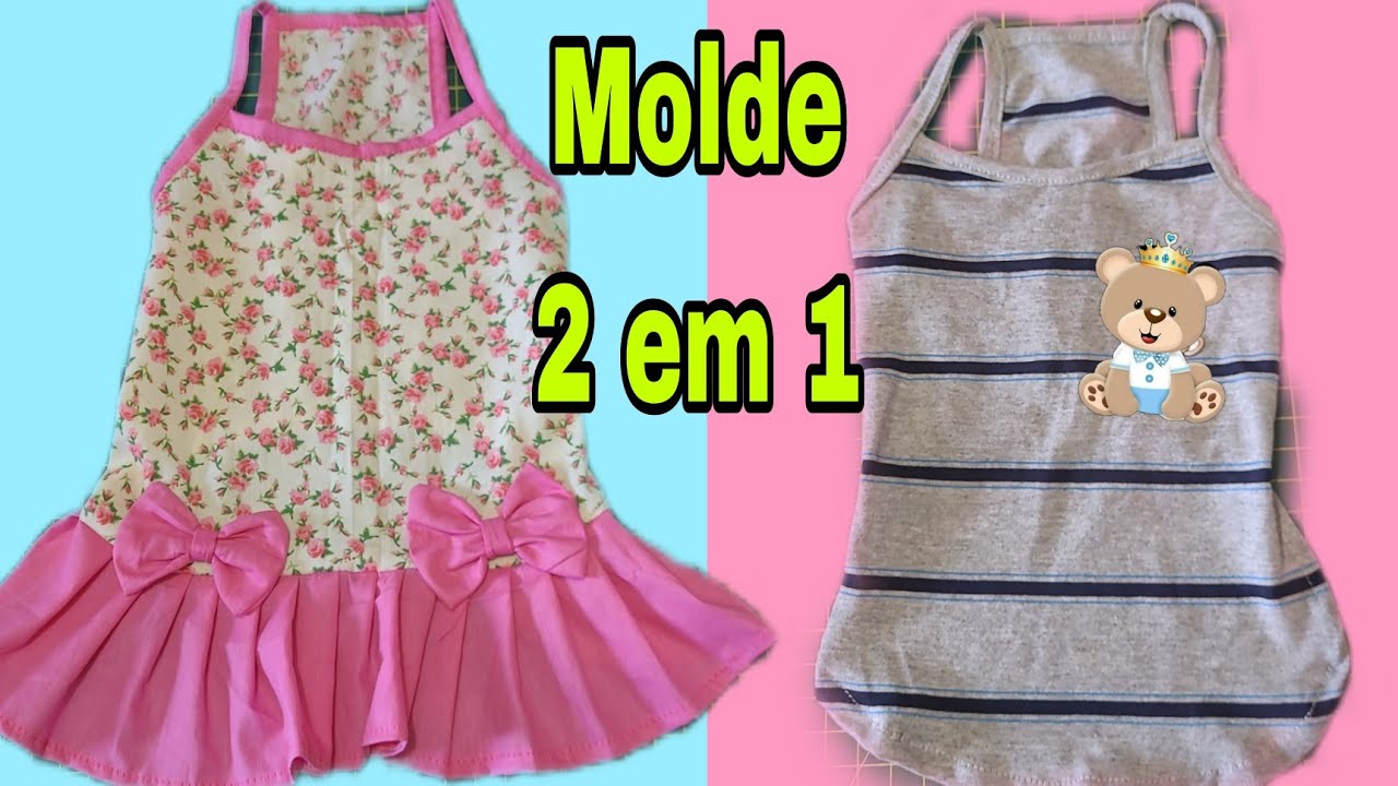 Vestido e camiseta alça de viés