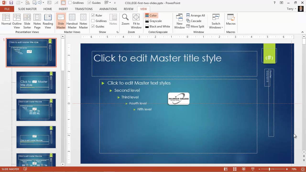 How to place a logo on each PowerPoint slide