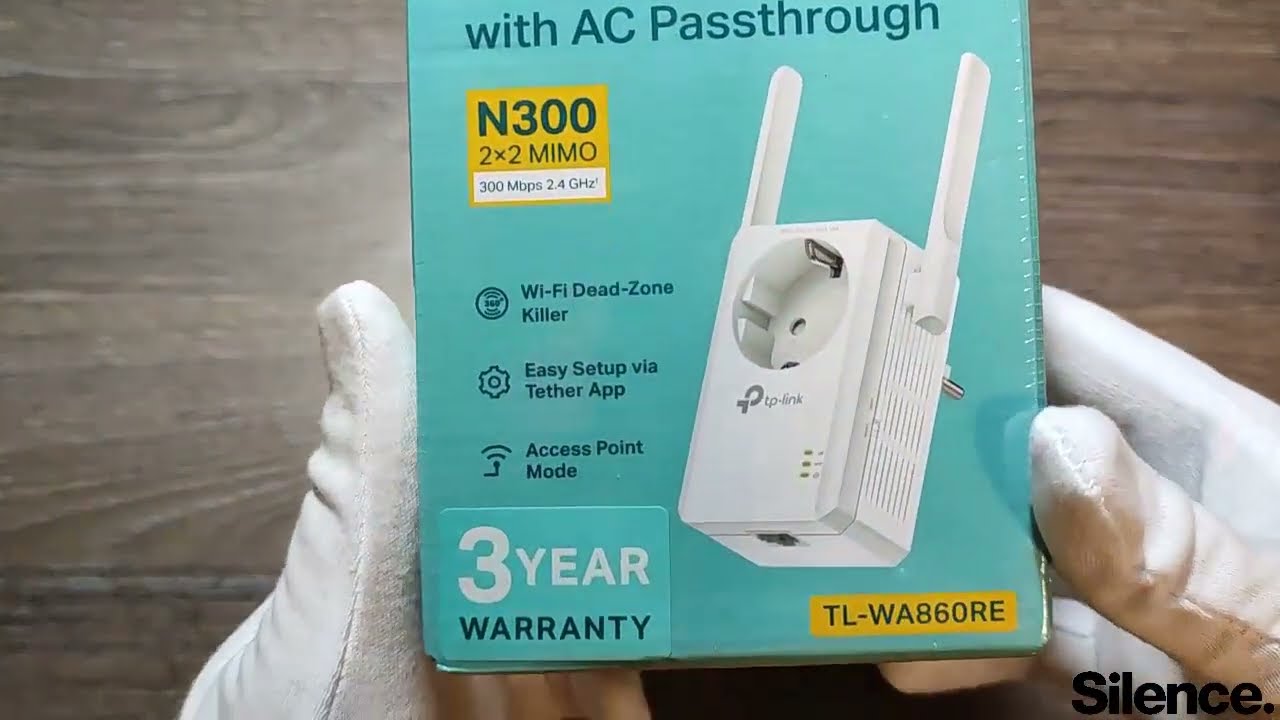 Tp-link TL-WA860RE V.6 300Mbps Wi-Fi Range Extender with AC Passthrough