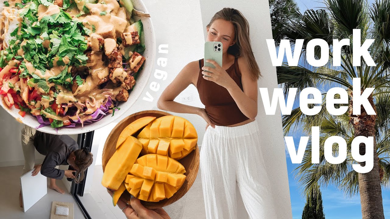 Weekly VLOG, what I eat as vegan, exciting project!