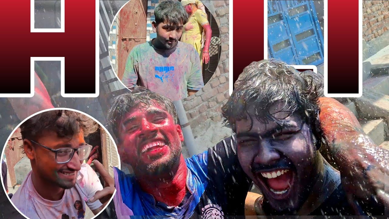Enjoy holi 😅| Khand ho gaya holi wale din 