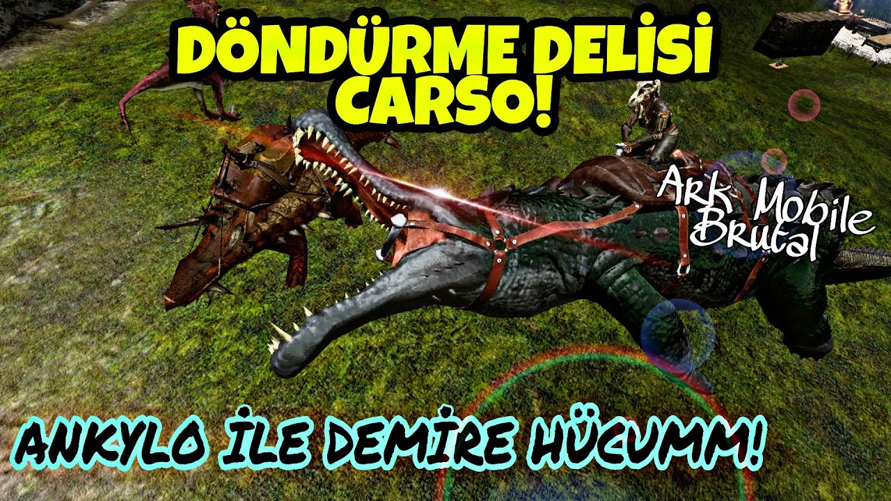 DÖNER BIÇAK! (450 Seviye SARCO Evcilleştirme!-435 ANKYLO) | Bölüm-6 Acımasız/Brutal Ark Mobile