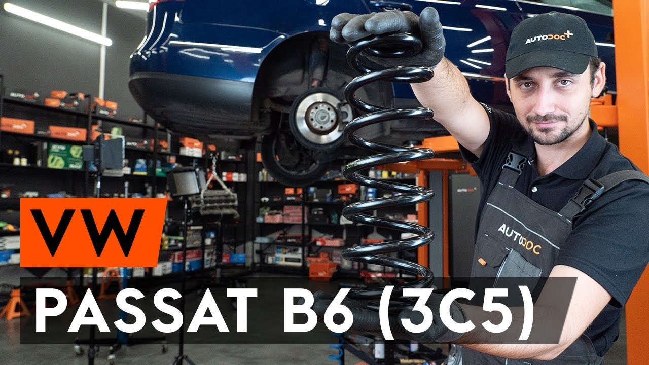 Comment remplacer ressort de suspension arrière sur VW PASSAT B6 (3C5)[TUTORIEL AUTODOC]