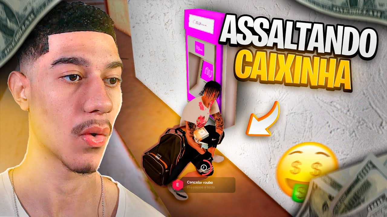 Assaltando CAIXINHA no COMPLEXO RP! *servidor inspirado no fivem* - GTA MTA RP