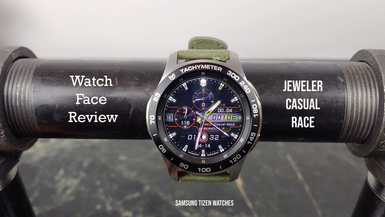 Watch Face Review : Jeweler Casual Race Samsung Galaxy Watch Gear S3