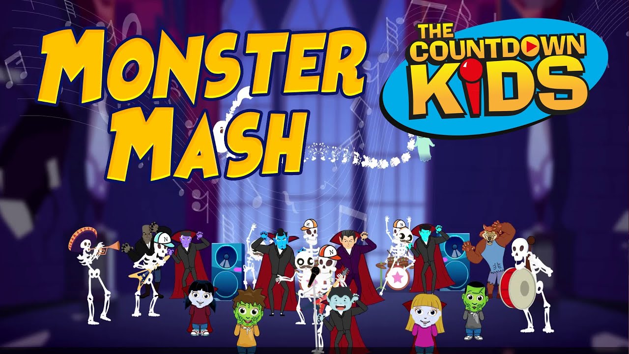 Monster Mash - The Countdown Kids | Halloween | Lyric Video