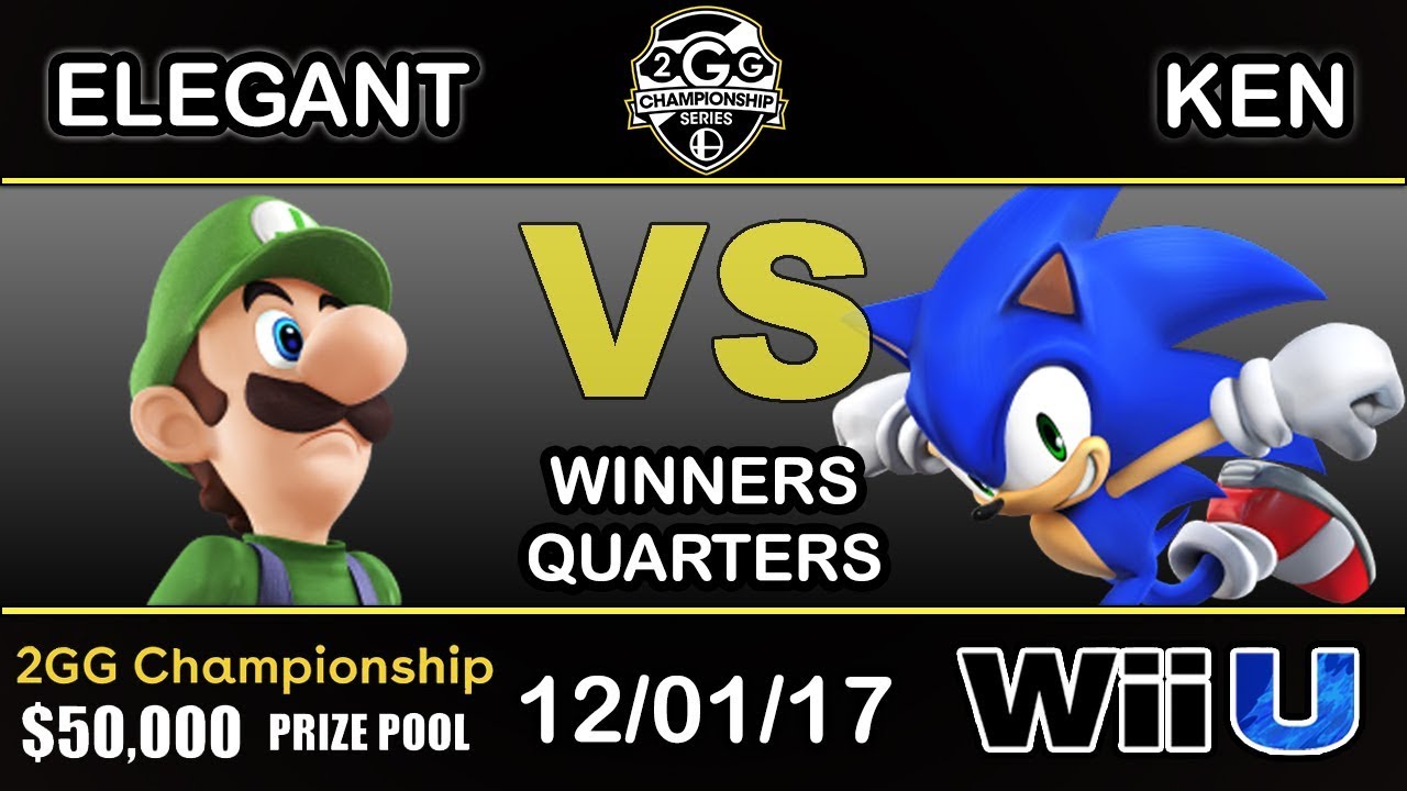 2GGC - BSD | Elegant (Luigi) Vs. KEN (Sonic) Winners Quarters