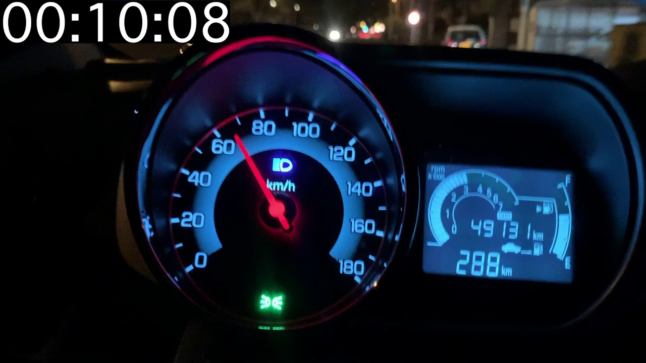 0-100 Km/h CHEVROLET SPARK GT 1.2 / 2016