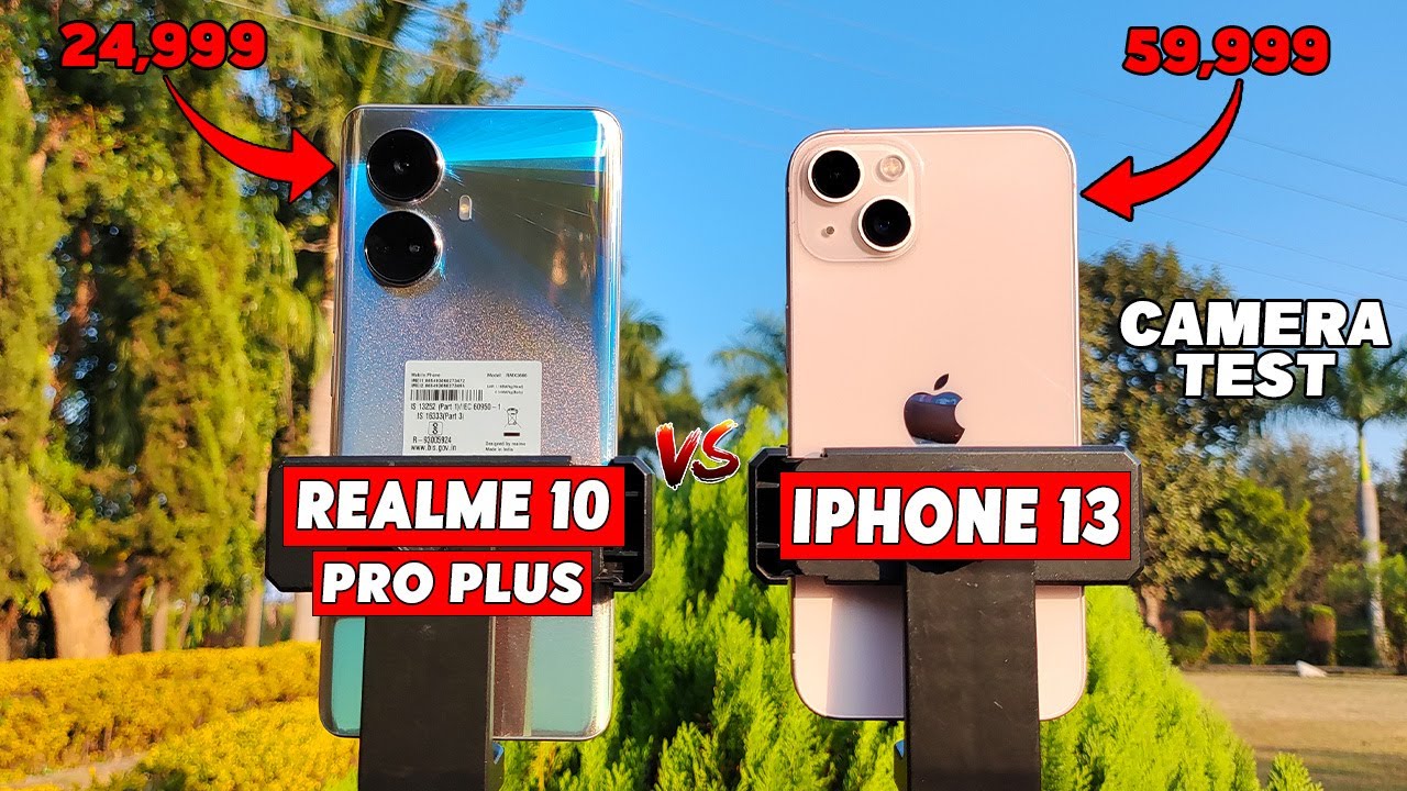 Realme 10 Pro Plus Vs iPhone 13 Camera Test📷🔥 | Realme 10 Pro Plus Vs iPhone 13 Camera Comparison 🔥