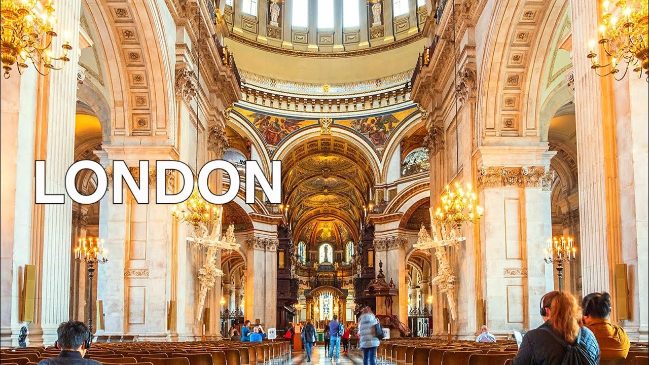 London City Walk 🚶&zwj;♂️ | St. Paul's Cathedral Tour in 4K | Iconic London Landmarks