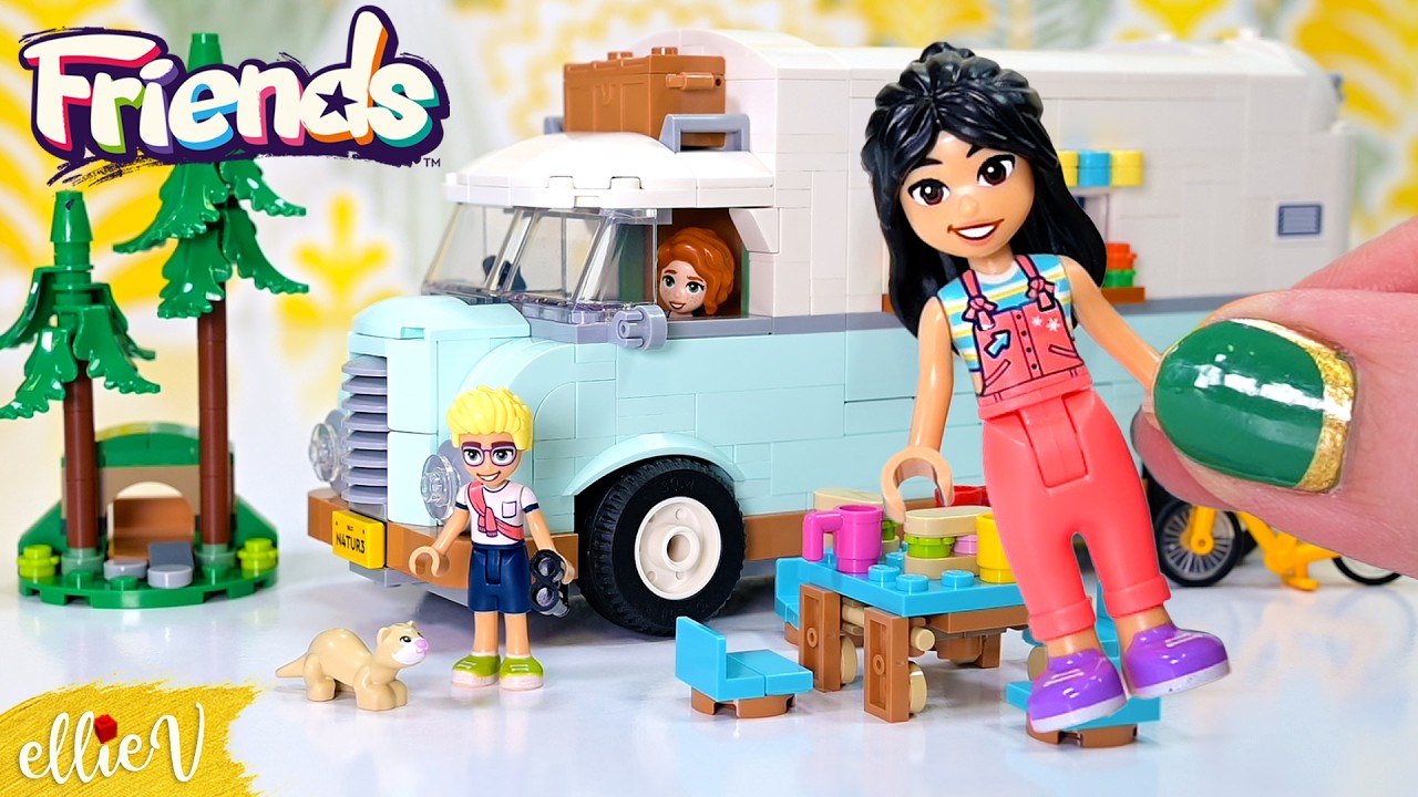 How do you poop in the woods? 🫢 Lego Friends camper van build & review