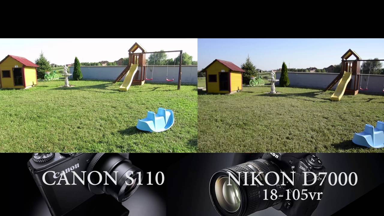Canon Powershot S110 VS Nikon D7000 -  4K