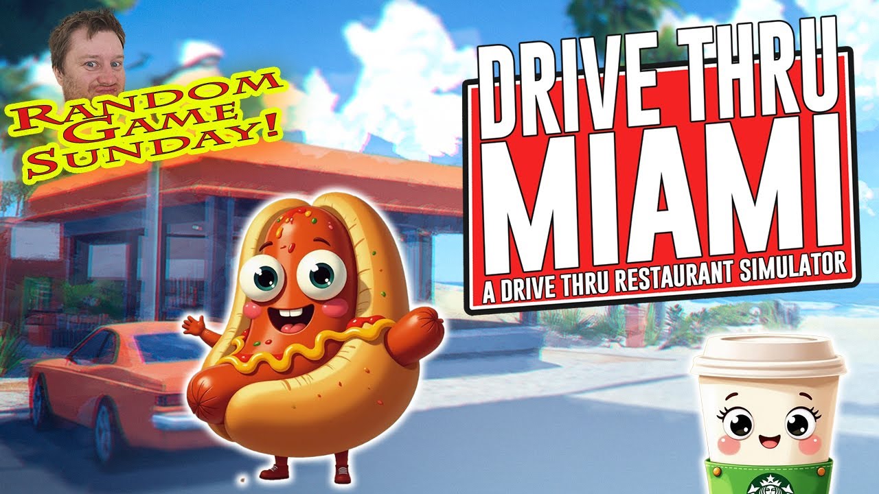 Serving Coffees and Wieners Random Game Saturday? | Drive Thru Miami | Random Game Sunday | Ep16