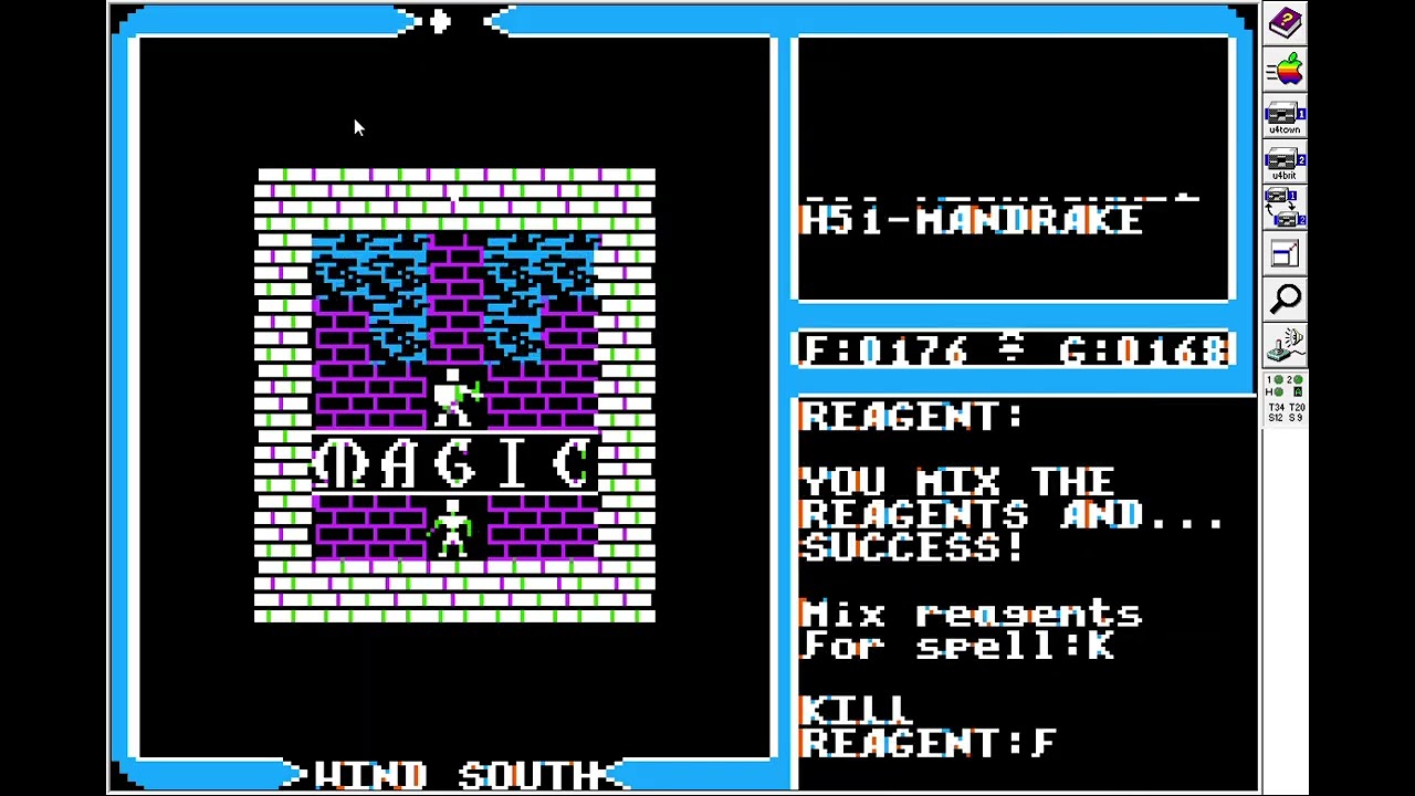 Ultima IV Apple IIe Walkthrough 7/17: all virtues and 4 special items