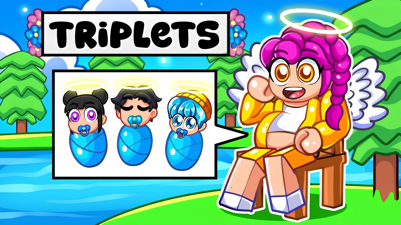 Rumi is PREGNANT with ANGEL TRIPLETS In Roblox!