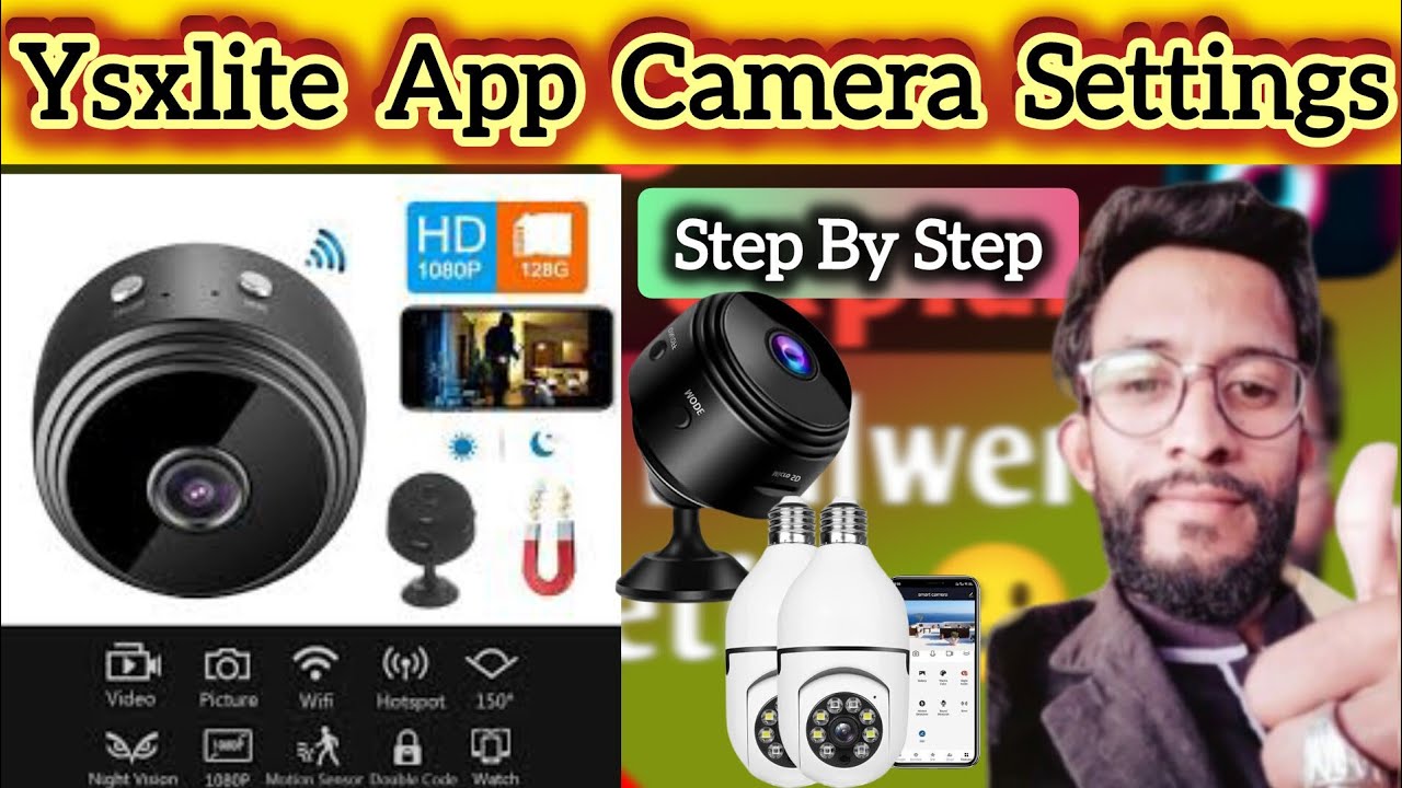 ysxlite camera settings || ysxlite camera setup || Mini camera connect || by abid qureshi