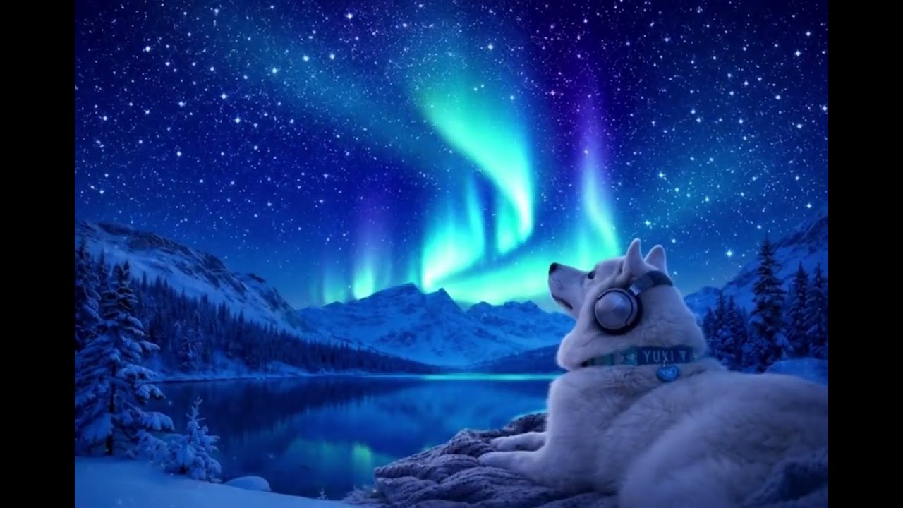 A Calm Night Under the Northern Lights | With Yuki (Cinematic Lofi)