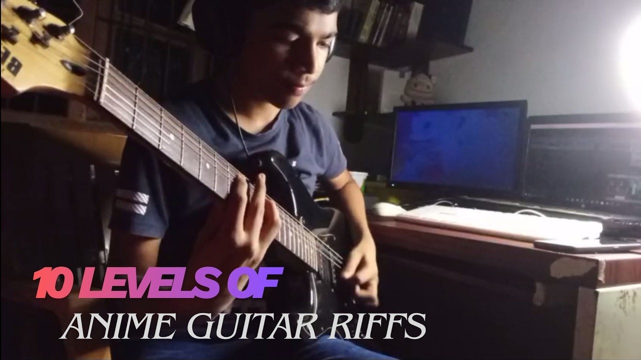 10 Levels of Iconic Guitar Riffs in Anime | EASY to EXPERT