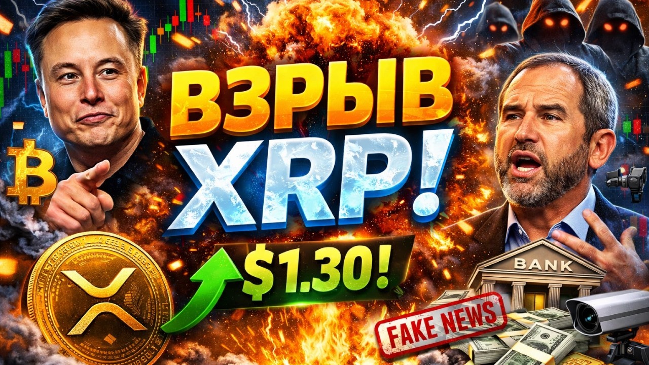🚀🔥 ВЗРЫВ XRP &mdash; ПРОРЫВ К $1.30 И МИЛЛИАРДЫ В СЕТИ!