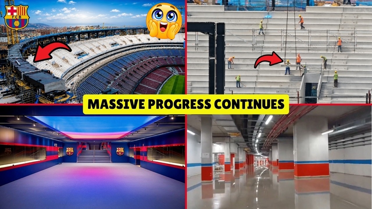 Camp Nou July 2026 Update | Ceramic Fa&ccedil;ade Revealed & Compression Ring Expands