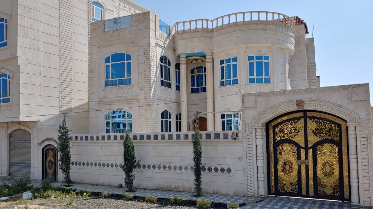 اليمن صنعاء فله فيها لمسات إبداعية مساحة 7 لبن الموقع بيت بوس حي ارتل قصورا جديد