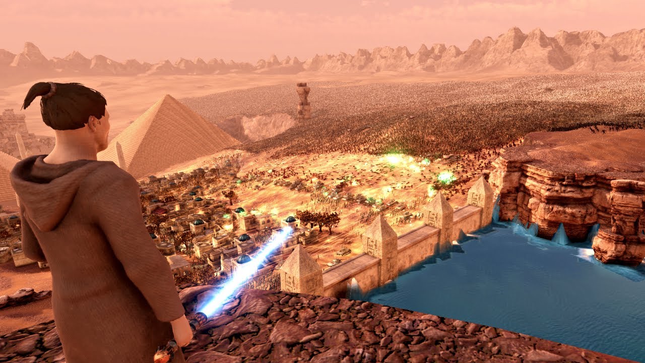 4,000,000 EVIL ARMY attack HUMAN & JEDI KNIGHT Alliance - Epic Battle Simulator 2 - UEBS 2