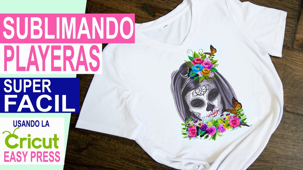 Como Sublimar Playeras con Diseños Grandes Utilizando la EASY PRESS de Cricut | Para PRINCIPIANTES!