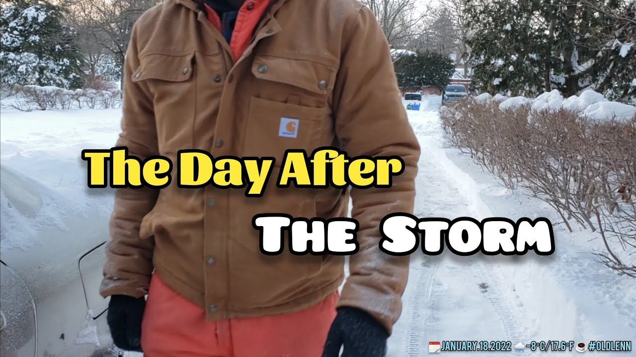 THE DAY AFTER A MAJOR SNOW STORM • Snow Removal • Toro Snowmaster 824 QXE • Carhartt Bartlett Jacket