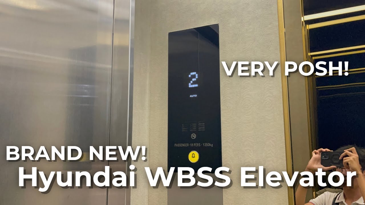 BRAND NEW! Hyundai WBSS elevator at Opus Mall, Quezon City, Philippines