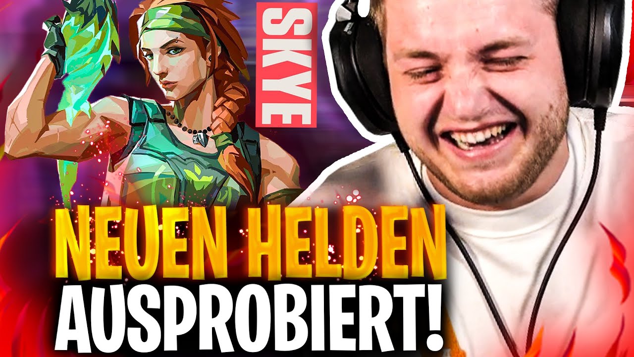 🤪🥳 ERSTES MAL SKYE GESPIELT! Eine echte HERAUSFORDERUNG! | Valorant