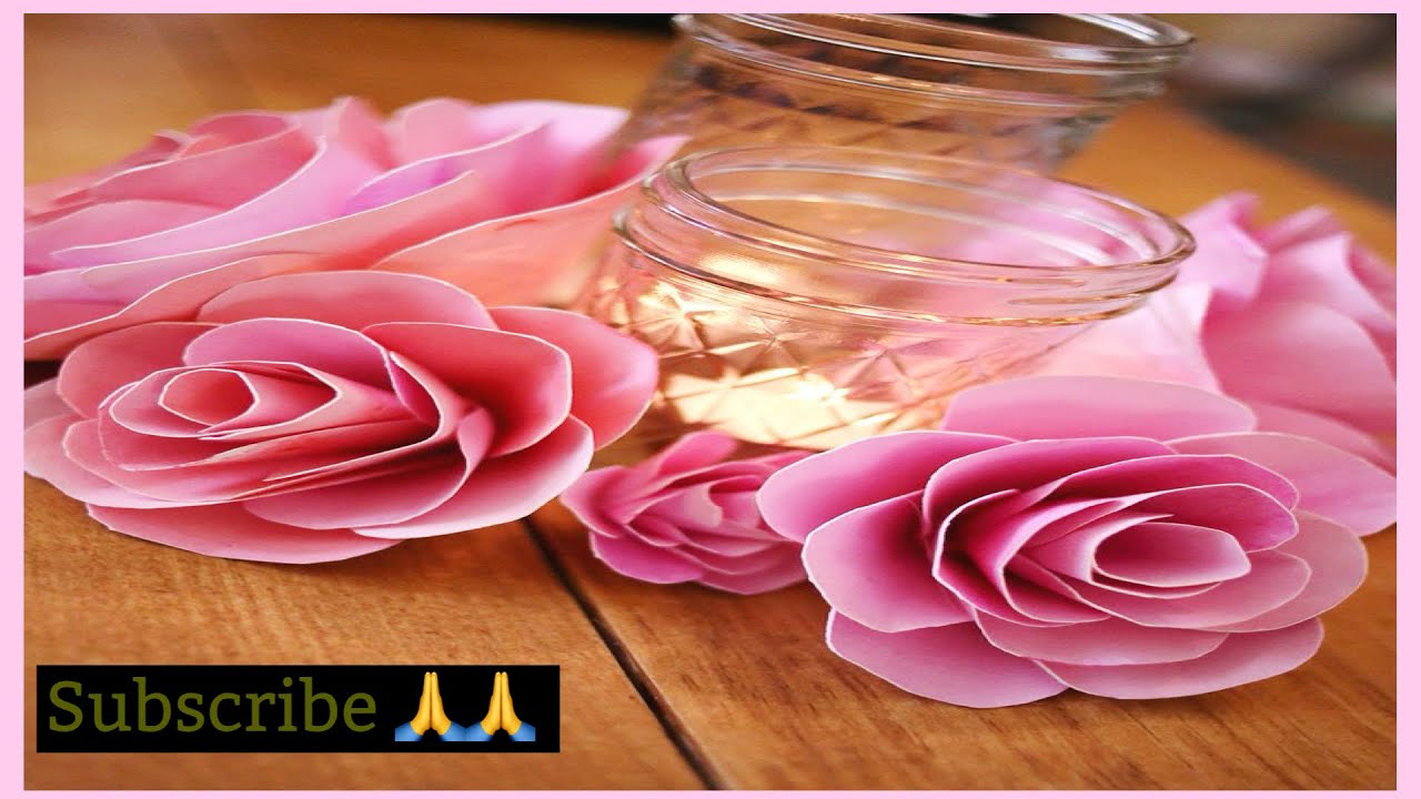 पेपर फ्लावर कैसे बनाएं 🌸 | आसान पेपर क्राफ्ट | easy paper flower# paper craft idea 