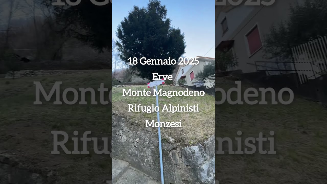 Erve-monte Magnodeno e altro.   19 gennaio 2025