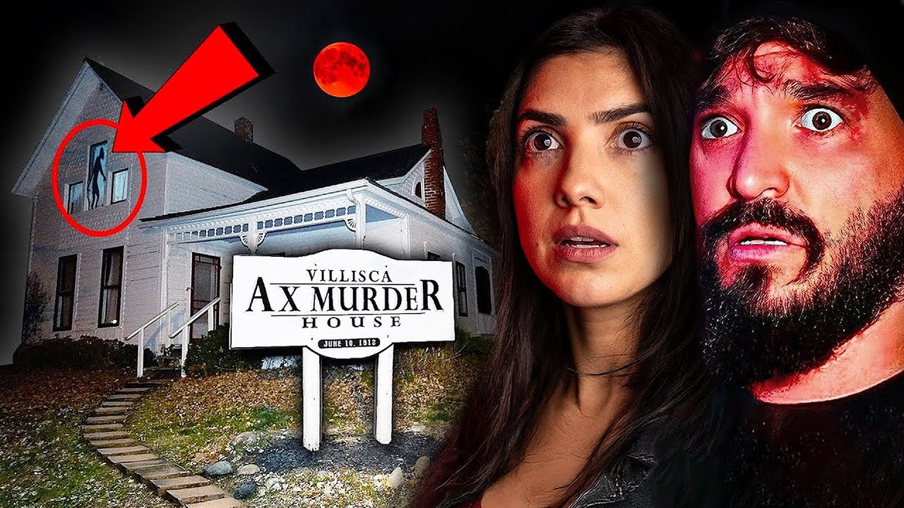 OVERNIGHT in HAUNTED AXE MURDER HOUSE *POLTERGEIST ACTIVITY CAPTURED*