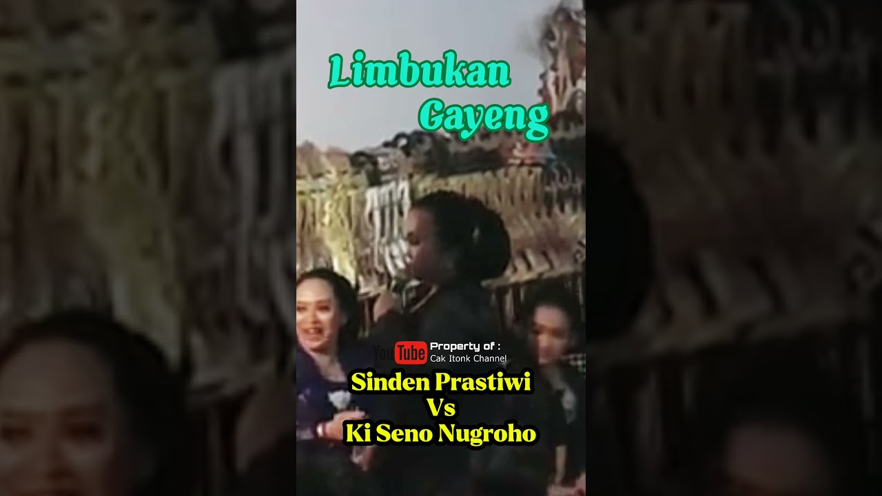 Limbukan Gayeng || Prastiwi nagih saweran nng Dalang Seno #wayangkulit #kisenonugroho #lucu