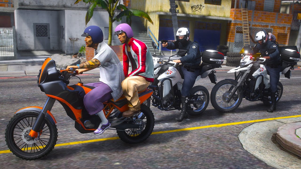 ROCAM PERSEGUIÇÃO, TROCA de TIROS  e FUGA MAL SUCEDIDA | PMESP - GTA 5 POLICIAL