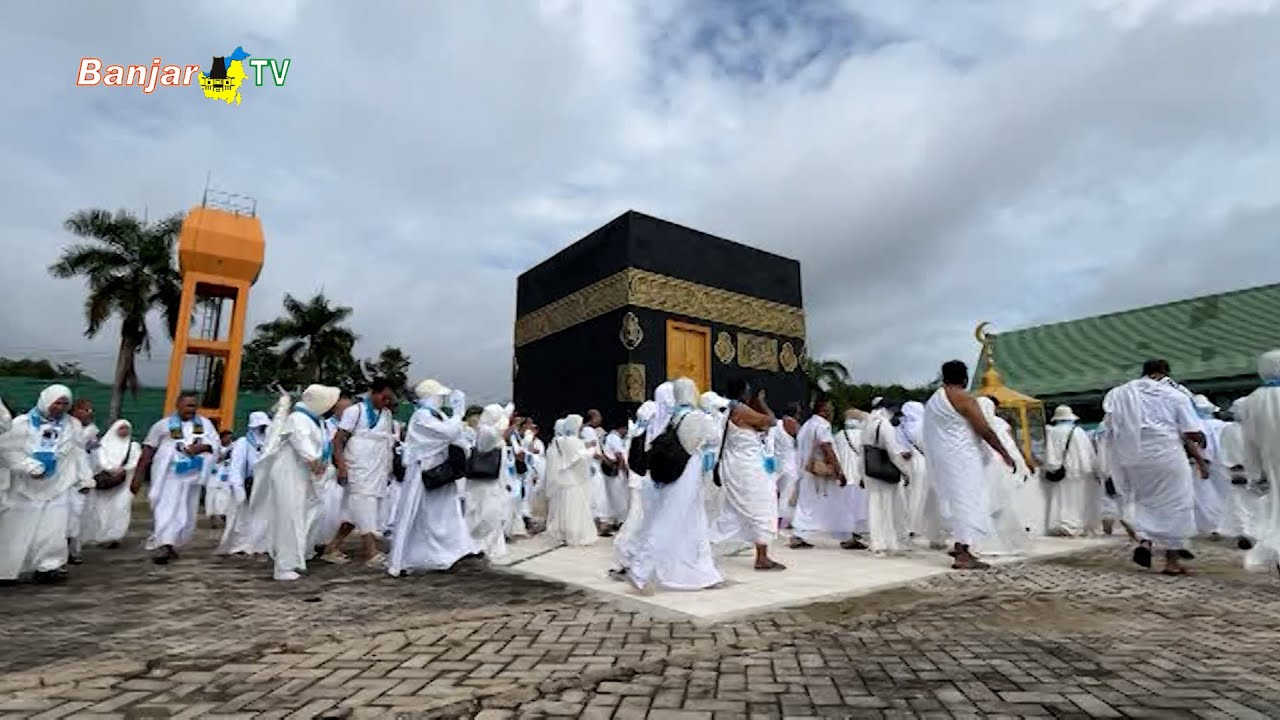 SIAPKAN MENTAL DAN SPIRITUAL CJH MANDIRI KOTA BANJARMASIN GELAR PUNCAK MANASIK HAJI
