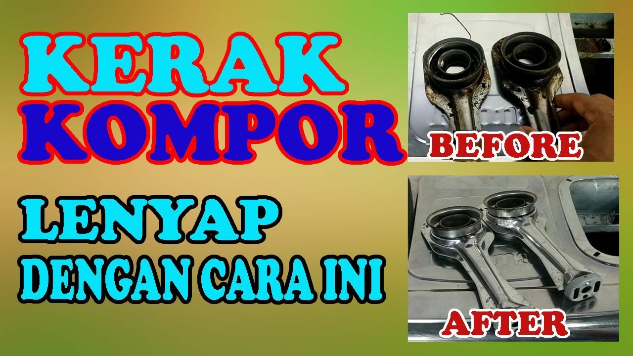 MEMBERSIHKAN KERAK KOMPOR, LENYAP DENGAN BAHAN INI